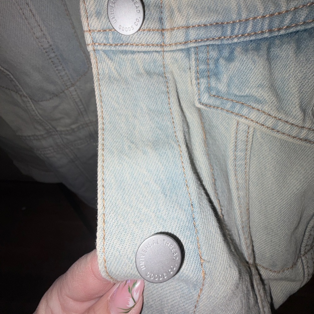 Universal Thread Light Blue Utility Jean Jacket W… - image 3